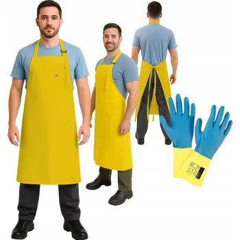 Nepromokavá pracovní zástěra dlouhá přední gastro AP 120/120