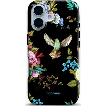 Pouzdro na mobilní telefon Odolný obal Mobiwear Elite Pro - Apple iPhone 17 - ED09E Ptáček a květy (Odolné pouzdro, obal kryt Mobiwear Elite Pro - maximální ochrana mobilu Apple iPhone 17, zesílené hrany, přesné výřezy, pohodlné držení, odolná grafika, kvalitní materiály)