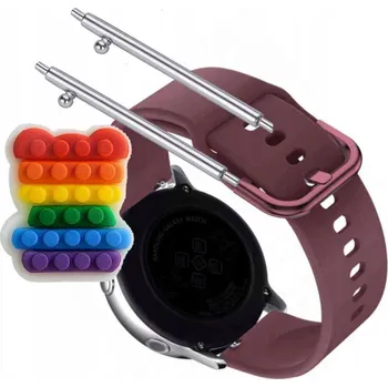 Pouzdro na mobilní telefon Pásek Řemínek pro Zeblaze Stratos 2, Silikon Bordová smyčka, nastavitelný