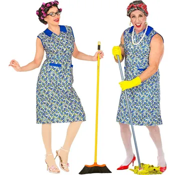 Karnevalový kostým Karnevalový kostým uklízečka - S/M