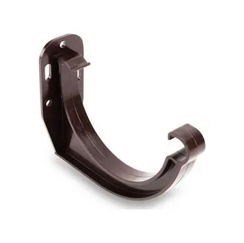 okap PLASTOVÉ OKAPY Žlabový hák čelní PVC 110mm hnědý