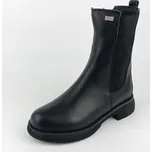 Dámské zimní kotníkové boty na podpatku Looke L1297-24 černé 40