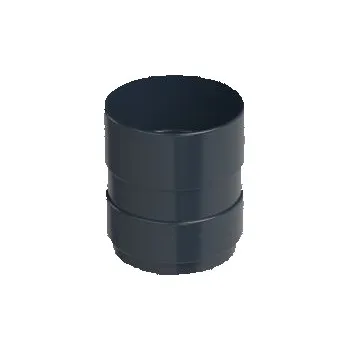 okap Plastové OKAPY P015 - Spojka svodu 100 - Grafitová - MU
