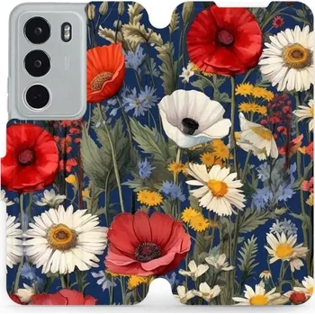 Pouzdro na mobilní telefon Flipové pouzdro Mobiwear - Realme C71 - VP46S Temná louka (Knížkové flip pouzdro, obal, kryt na mobil Realme C71 - VP46S Temná louka, materiál Umělá kůže + TPU - ochrana 360°, stojánek, silikonová vanička, magnetické zavírání)