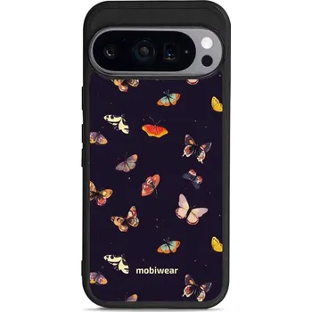 Pouzdro na mobilní telefon Lesklý kryt Mobiwear Glossy - Google Pixel 9 Pro - GP78G Barevní motýlci (Prémiové lesklé pouzdro, obal, kryt Mobiwear Glossy na mobil Google Pixel 9 Pro - GP78G Barevní motýlci, materiál Plast + TPU silikon - krytí po všech stranách, neošoupatelný potisk