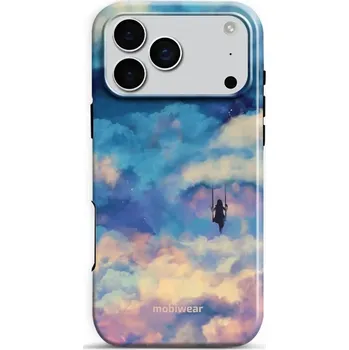 Pouzdro na mobilní telefon Odolný obal Mobiwear Elite Pro - Apple iPhone 17 Pro Max - ER09E Dívka na houpačce v oblacích (Odolné pouzdro, obal kryt Mobiwear Elite Pro - maximální ochrana mobilu Apple iPhone 17 Pro Max, zesílené hrany, přesné výřezy, pohodlné držení, odolná grafika,