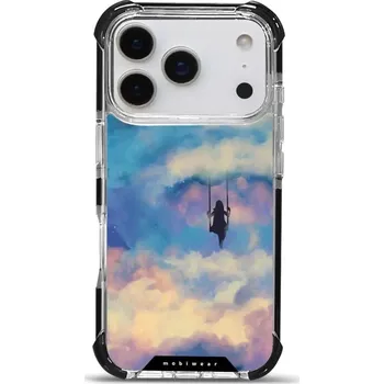 Pouzdro na mobilní telefon Odolný obal Mobiwear MagSafe Elite Bumper - Apple iPhone 17 Pro - D021D Dívka na houpačce v oblacích (Odolný kryt, pouzdro, obal Mobiwear Elite Bumper na mobil Apple iPhone 17 Pro - D021D Dívka na houpačce v oblacích, materiál Plast + TPU silikon + kov -)