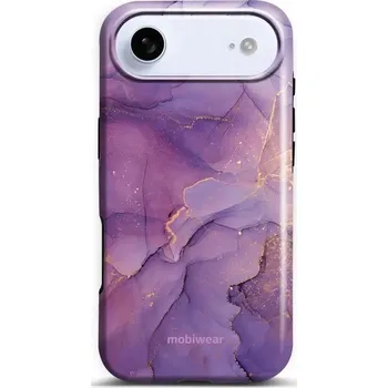 Pouzdro na mobilní telefon Odolný obal Mobiwear Elite Pro - Apple iPhone Air - EP20E Fialový mramor (Odolné pouzdro, obal kryt Mobiwear Elite Pro - maximální ochrana mobilu Apple iPhone Air, zesílené hrany, přesné výřezy, pohodlné držení, odolná grafika, kvalitní materiály)