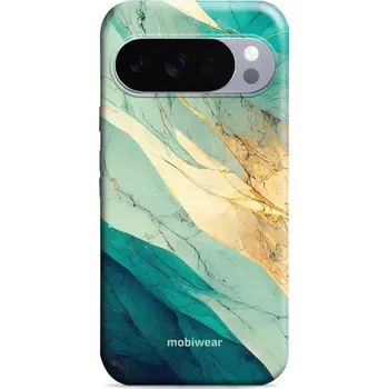 Pouzdro na mobilní telefon Odolný obal Mobiwear Elite Pro - Google Pixel 10 Pro - EP37E Zlatavý a zelenkavý mramor (Odolné pouzdro, obal kryt Mobiwear Elite Pro - maximální ochrana mobilu Google Pixel 10 Pro, zesílené hrany, přesné výřezy, pohodlné držení, odolná grafika, kvalitní)