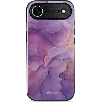Pouzdro na mobilní telefon Lesklý kryt Mobiwear Glossy - Apple iPhone Air - G050G - Fialový mramor (Prémiové lesklé pouzdro, obal, kryt Mobiwear Glossy na mobil Apple iPhone Air - G050G - Fialový mramor, materiál Plast + TPU silikon - krytí po všech stranách, neošoupatelný potisk,)