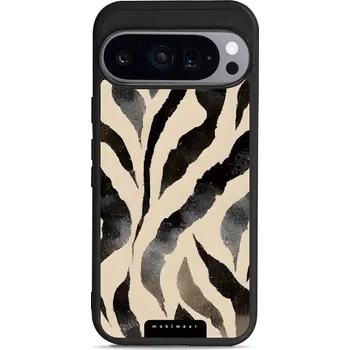 Pouzdro na mobilní telefon Lesklý kryt Mobiwear Glossy - Google Pixel 9 - GA53G Zebří (Prémiové lesklé pouzdro, obal, kryt Mobiwear Glossy na mobil Google Pixel 9 - GA53G Zebří, materiál Plast + TPU silikon - krytí po všech stranách, neošoupatelný potisk, tenké provedení, možnost)