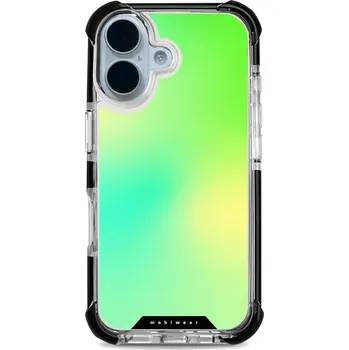 Pouzdro na mobilní telefon Odolný obal Mobiwear MagSafe Elite Bumper - Apple iPhone 17 - D035D Zelenkavý odstín (Odolný kryt, pouzdro, obal Mobiwear Elite Bumper na mobil Apple iPhone 17 - D035D Zelenkavý odstín, materiál Plast + TPU silikon + kov - zesílená ochrana telefonu, podpo