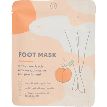 Péče o nohy MASKA NA NOHY 1 pár s vůní Broskve