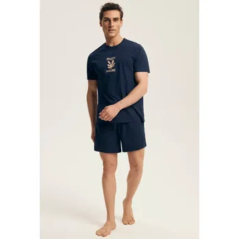 Pánské pyžamo Henderson Core 43462 Legend pyžamo kr/r M-3XL prachově zelená 3xl