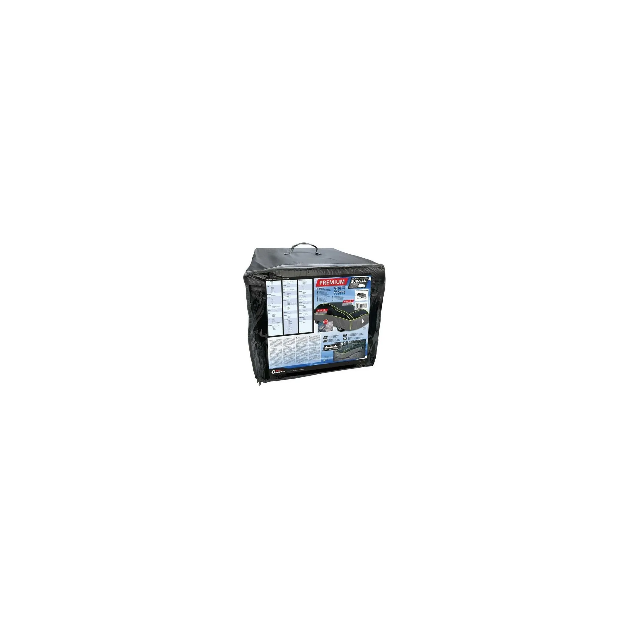 Fotografie 2 - Plachta na motorové vozidlo Compass Premium ochranná plachta proti kroupám 530 x 205 x 160 cm