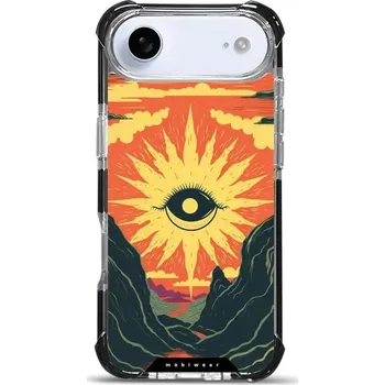 Pouzdro na mobilní telefon Odolný obal Mobiwear MagSafe Elite Bumper - Apple iPhone Air - D025D Sluneční oko (Odolný kryt, pouzdro, obal Mobiwear Elite Bumper na mobil Apple iPhone Air - D025D Sluneční oko, materiál Plast + TPU silikon + kov - zesílená ochrana telefonu, podpora)