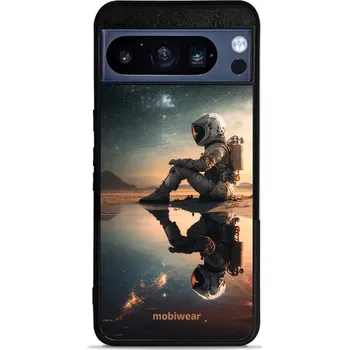Pouzdro na mobilní telefon Lesklý kryt Mobiwear Glossy - Google Pixel 8 Pro - G003G Astronaut na samotce (Prémiové lesklé pouzdro, obal, kryt Mobiwear Glossy na mobil Google Pixel 8 Pro - G003G Astronaut na samotce, materiál Plast + TPU silikon - krytí po všech stranách,)
