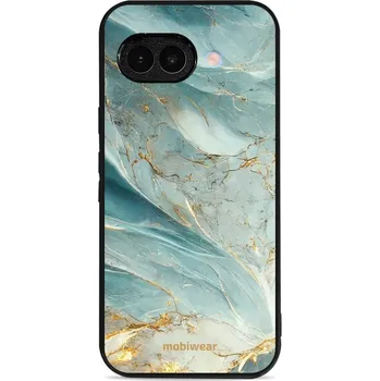 Pouzdro na mobilní telefon Lesklý kryt Mobiwear Glossy - Google Pixel 9A - G022G Zelenkavý a zlatavý mramor (Prémiové lesklé pouzdro, obal, kryt Mobiwear Glossy na mobil Google Pixel 9A - G022G Zelenkavý a zlatavý mramor, materiál Plast + TPU silikon - krytí po všech stranách,)