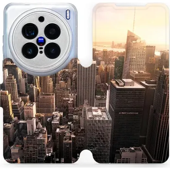 Pouzdro na mobilní telefon Flipové pouzdro Mobiwear - Vivo X200 Pro - M138P New York (Knížkové flip pouzdro, obal, kryt na mobil Vivo X200 Pro - M138P New York, materiál Umělá kůže + TPU - ochrana 360°, stojánek, silikonová vanička, magnetické zavírání)