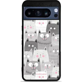Lesklý kryt Mobiwear Glossy - Google Pixel 8 Pro - G045G - Kočičky (Prémiové lesklé pouzdro, obal, kryt Mobiwear Glossy na mobil Google Pixel 8 Pro - G045G - Kočičky, materiál Plast + TPU silikon - krytí po všech stranách, neošoupatelný potisk, tenké)