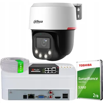 Bezpečnostní kamera Monitorovací sada Dahua Kamera SD2C400NA-B-PV-PRO PTZ 4Mpx DAHUA WizColor