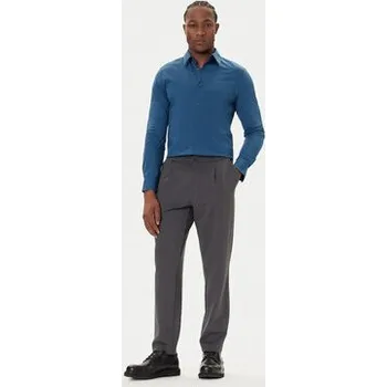 Pánské kalhoty Calvin Klein Chino kalhoty LV04LE613G Šedá Slim Fit XS
