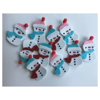 Set školních potřeb Naklejki z pianki bałwanki 10szt