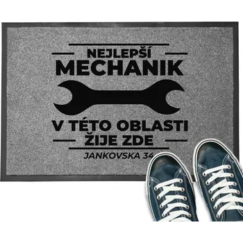 ROHOŽKA MONOCHROM 40X60 | VCHODOVÁ ROHOŽKA S VLASTNÍM TEXTEM - VAŠE ADRESA - RŮZNÉ VZORY