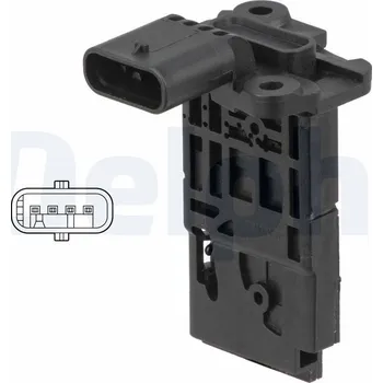 Čidlo automobilu Snímač množství protékajícího vzduchu DELPHI AF10766-12B1