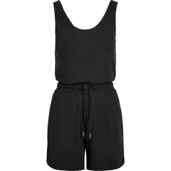 Dámský overall Ladies Short Sleevless Modal Jumpsuit - black XXL