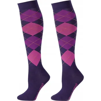 Pánské ponožky Jezdecké Ponožky Harry's Horse Puk 25AW eclipse fialové 35-38