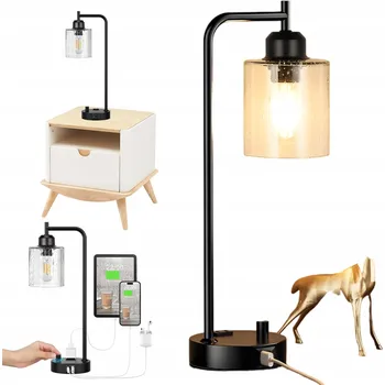 Lampička Nastavení jasu noční lampičky pomocí USB A portu / portu typu C / síťové zásuvky