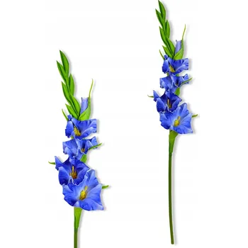 umělá květina VĚTVIČKA pěnová Modrá MEČÍK 55 cm Umělé květy z pěny JAKO ŽIVÉ