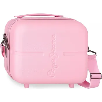 JOUMMA BAGS PEPE JEANS Highlight Light Pink, Cestovní kosmetický kufřík, 21x29x15cm, 768392C