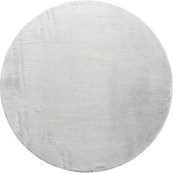 Koberec Kulatý koberec Shaggy SoleVito Florenz světle šedý 160 cm