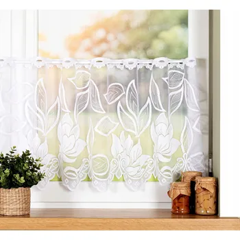 Záclona Záclona vitrážová záclona žakárová 100 cm x 50 cm