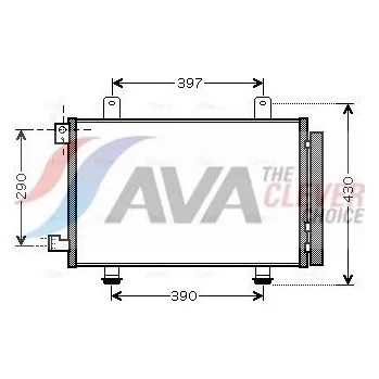 Výparník klimatizace Kondenzátor, klimatizace AVA SZ5090D