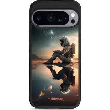 Pouzdro na mobilní telefon Lesklý kryt Mobiwear Glossy - Google Pixel 9 - G003G Astronaut na samotce (Prémiové lesklé pouzdro, obal, kryt Mobiwear Glossy na mobil Google Pixel 9 - G003G Astronaut na samotce, materiál Plast + TPU silikon - krytí po všech stranách, neošoupatelný)