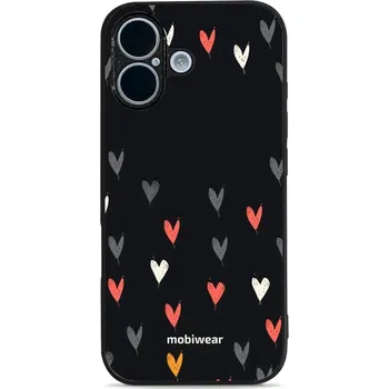 Lesklý kryt Mobiwear Glossy - Apple iPhone 17 - GP79G Srdíčka (Prémiové lesklé pouzdro, obal, kryt Mobiwear Glossy na mobil Apple iPhone 17 - GP79G Srdíčka, materiál Plast + TPU silikon - krytí po všech stranách, neošoupatelný potisk, tenké provedení,)