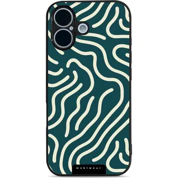 Pouzdro na mobilní telefon Lesklý kryt Mobiwear Glossy - Apple iPhone 17 - GA61G Béžové linky (Prémiové lesklé pouzdro, obal, kryt Mobiwear Glossy na mobil Apple iPhone 17 - GA61G Béžové linky, materiál Plast + TPU silikon - krytí po všech stranách, neošoupatelný potisk, tenké)