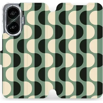 Pouzdro na mobilní telefon Flipové pouzdro Mobiwear - Xiaomi Poco F7 - VA56S Magické vlnky (Knížkové flip pouzdro, obal, kryt na mobil Xiaomi Poco F7 - VA56S Magické vlnky, materiál Umělá kůže + TPU - ochrana 360°, stojánek, silikonová vanička, magnetické zavírání)