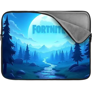pouzdro na notebook Sablio Obal na notebook FORTNITE Modré údolí s měsícem Varianta: 13"