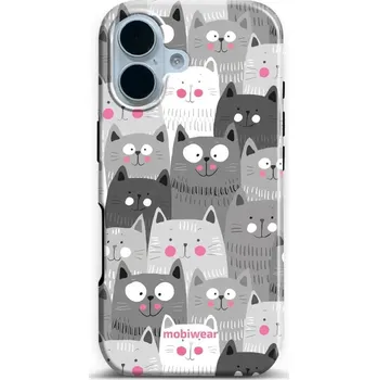 Pouzdro na mobilní telefon Odolný obal Mobiwear Elite Pro - Apple iPhone 17 - E099E Kočičky (Odolné pouzdro, obal kryt Mobiwear Elite Pro - maximální ochrana mobilu Apple iPhone 17, zesílené hrany, přesné výřezy, pohodlné držení, odolná grafika, kvalitní materiály)