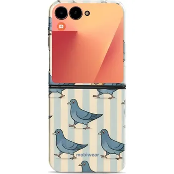 Pouzdro na mobilní telefon Odolný obal Mobiwear Elite Pro - Samsung Galaxy Z Flip 7 - EP91E Holubi (Odolné pouzdro, obal kryt Mobiwear Elite Pro - maximální ochrana mobilu Samsung Galaxy Z Flip 7 - EP91E Holubi, zesílené hrany, přesné výřezy, pohodlné držení, odolná grafika, kvalit