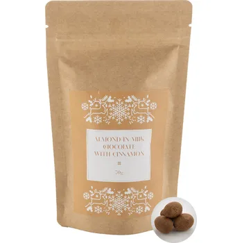 Čokoláda Cinnanut čokoláda, skořice, mandle, 70g