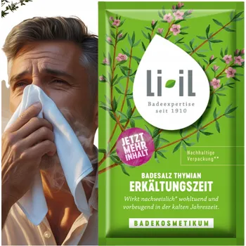 Koupelová sůl Dresdner Essenz Li-iL 80 g tymiánová sůl do koupele