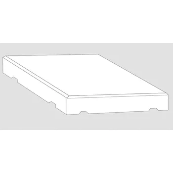 Venkovní dlažba Stříška pilířová Ferobet, 50 x 50 x 6,5 cm, Přírodní