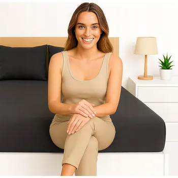 Prostěradlo Prostěradlo s gumou Teplé Vnitřek polyester 90 x 200 cm