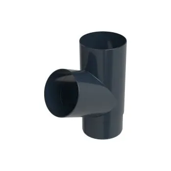 okap Plastové OKAPY P018 - Napojení svodu Y - 67stupňů / 100mm - Grafitová - TR067