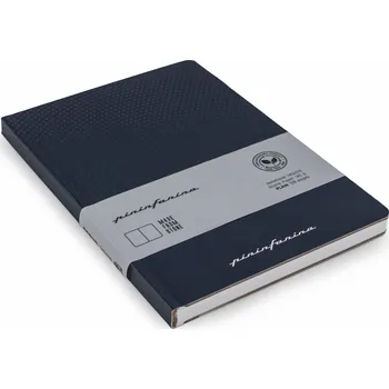 Diář Pininfarina Segno, Notes Pininfarina Hard z kamenného papíru, voděodolný, hladký, A5, 128 stran, černý - Formadore